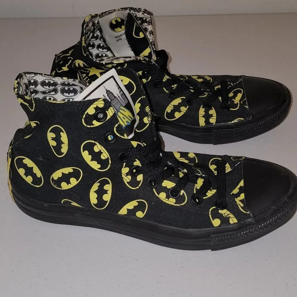 Converse Other - Converse All Star DC Batman Hi Top Sneakers Mens 8 Womens‎ 10